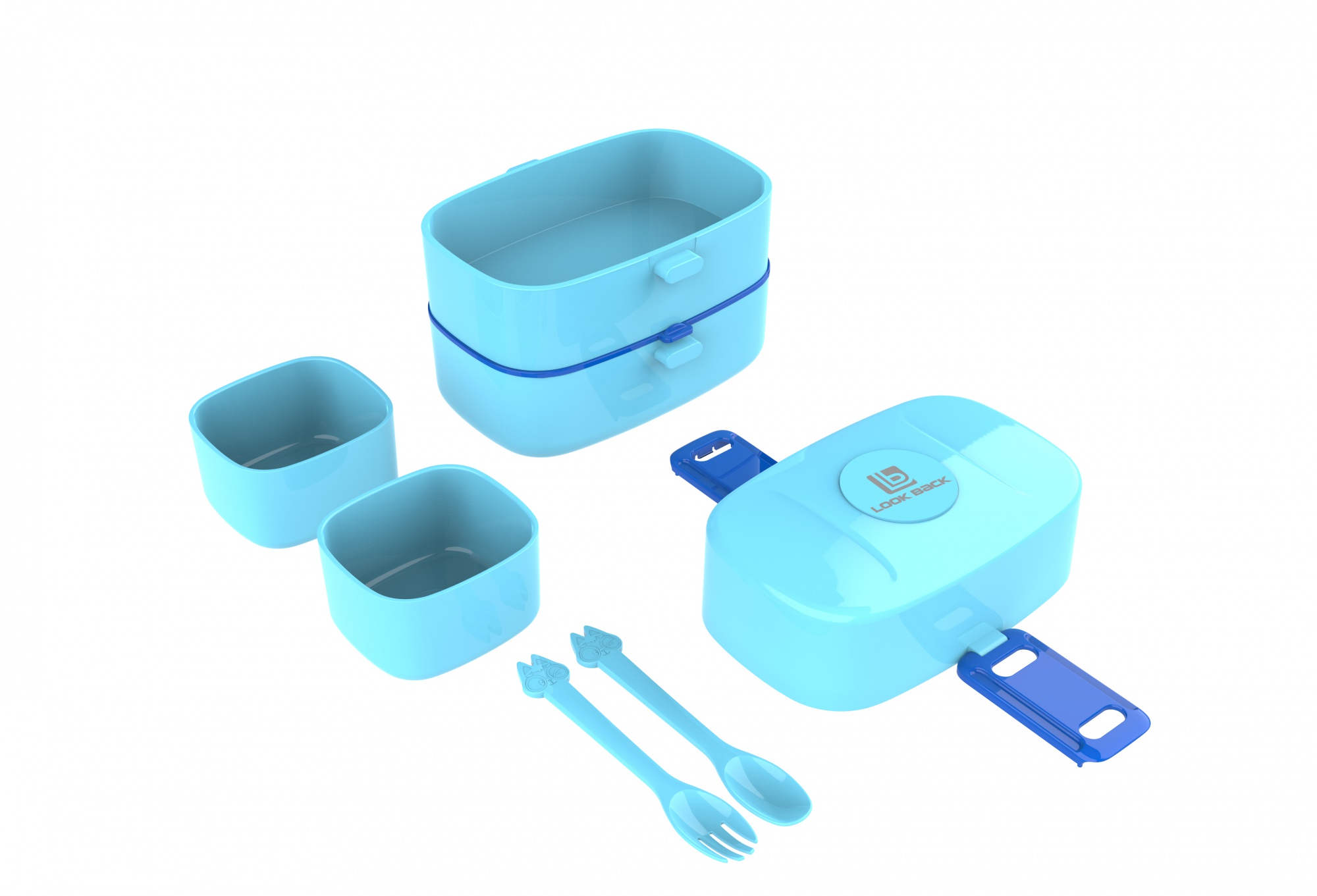 Triple Layers Minimalist Bento Box