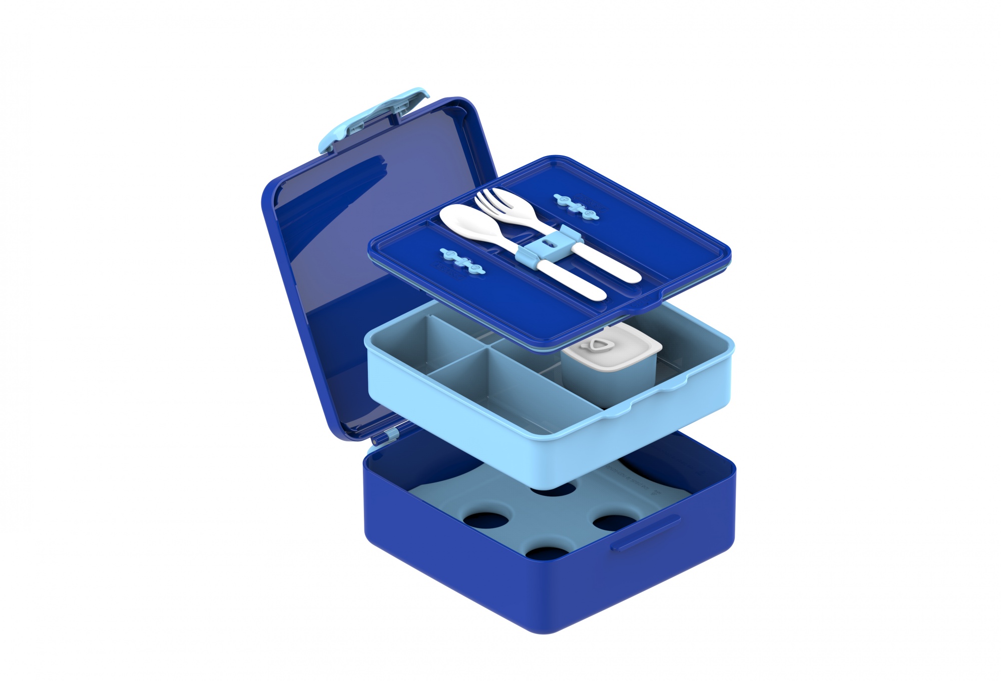 Bento Box BPA Free, 5 Compartments