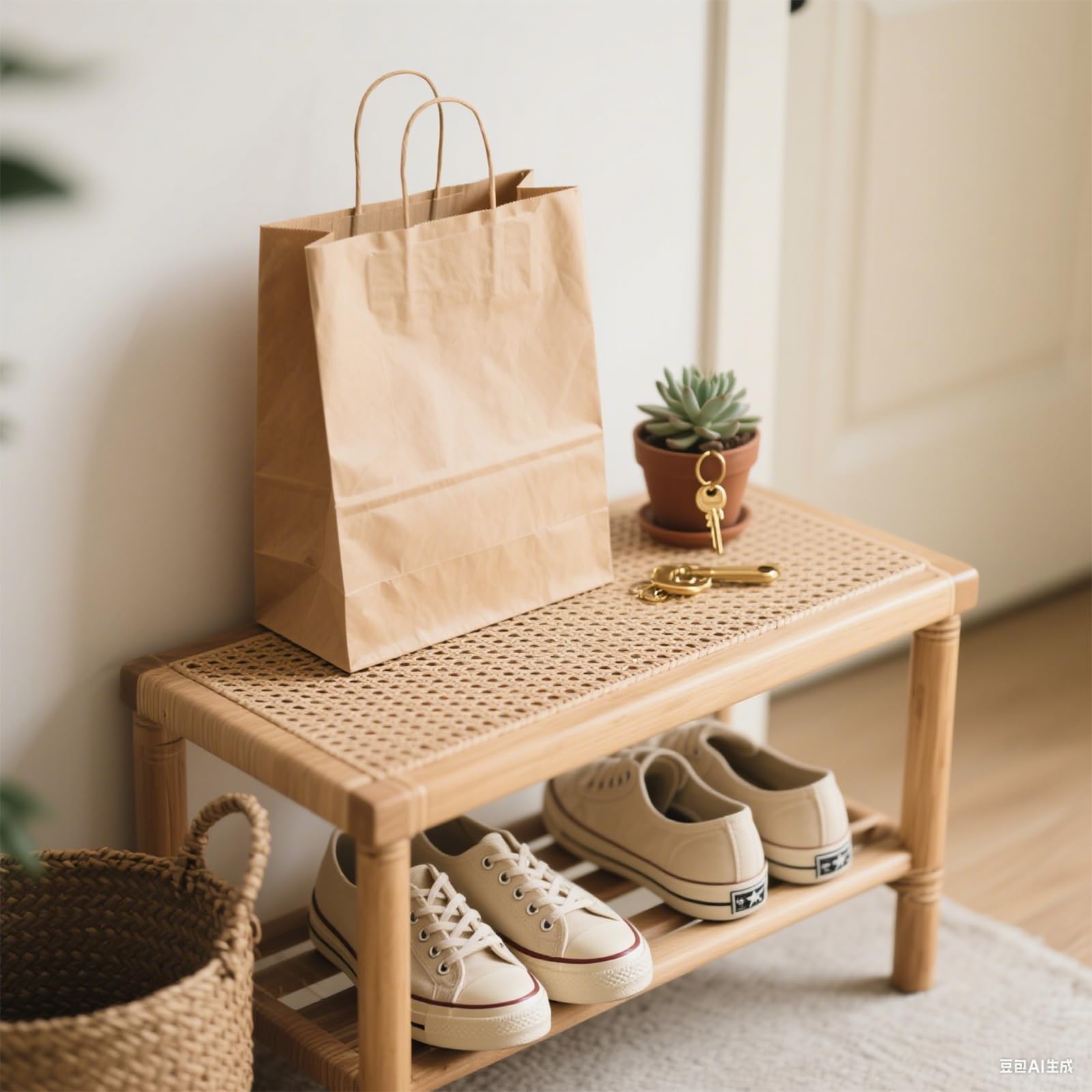 Kraft Paper Bags with Handles,50 Pcs Gift Bag Bulk for Retail, Party, Shopping, Favor （Brown Kraft Paper Bags） Comes with stylish stickers