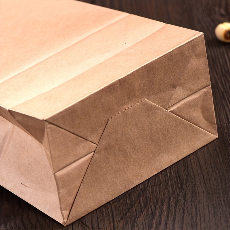 Kraft Paper Bags, 80gsm Take Away Bags Without Handle, Grocery Bags, To Go Bags, For Food Taking, Gift Wrapping, Party Favors, Baking Tools, Kitchen Gadgets, Kitchen Accessories, Home Kitchen Items