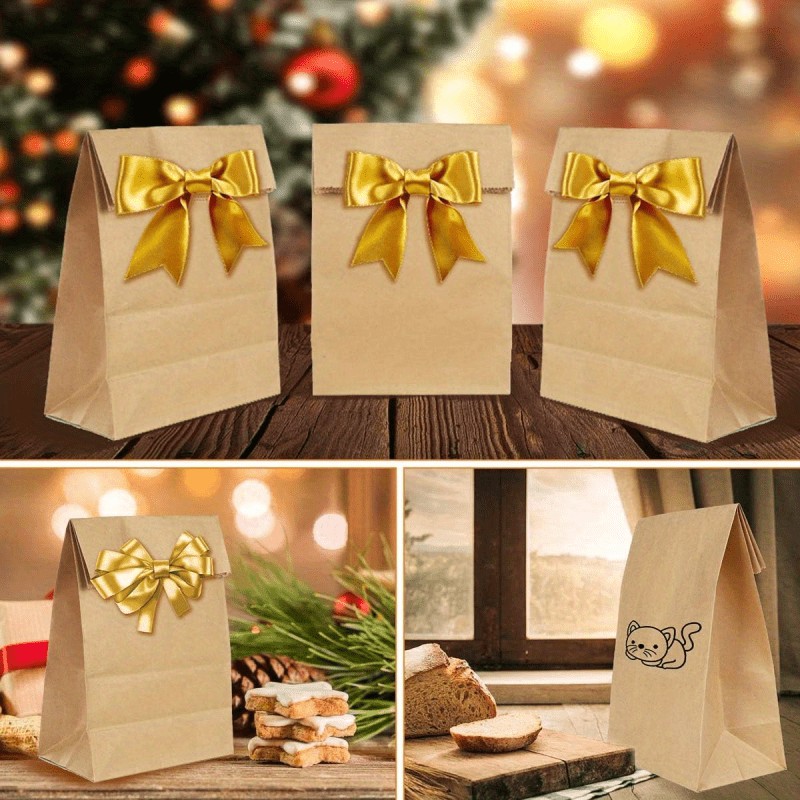 brown paper bags 50pcs paper grocery bag