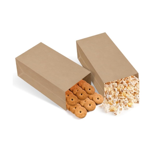Brown Kraft Paper Bags for Gift Bag, Lunch Bags, Wedding Party Favor Bags, Grocery Bags, Snack Bags, Treat Bags, Snack Storage, Gift Packaging, Material, Bulk Packaging, Disposable Bags