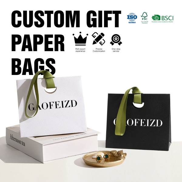Wholesale Recyclable Biodegradable Wedding Wrapping Eco-Friendly Printing Paper Shopping Bags