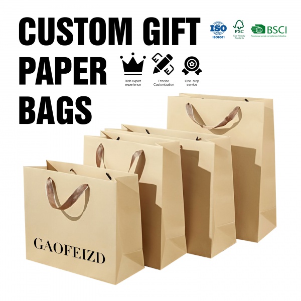 Best Selling Silk Screen/Offset/Flexo Printing Hot Foil Stamping UV Printing Paper Bag Packaging Shopping