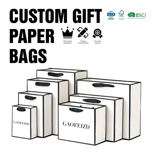 Hot Sales High Quality Custom Paper Bags Shopping Clothing Packaging Hand with Your Own Logo