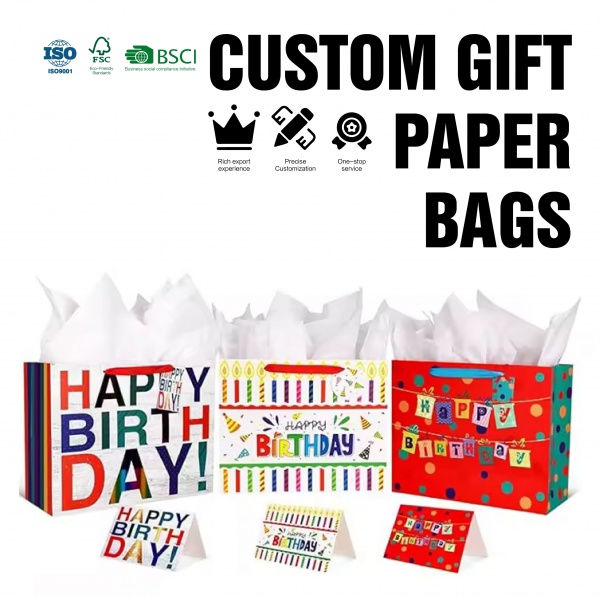 New Fashion Recyclable Food Delivery Restaurant Personalized Shopping Paper Bags with Logo