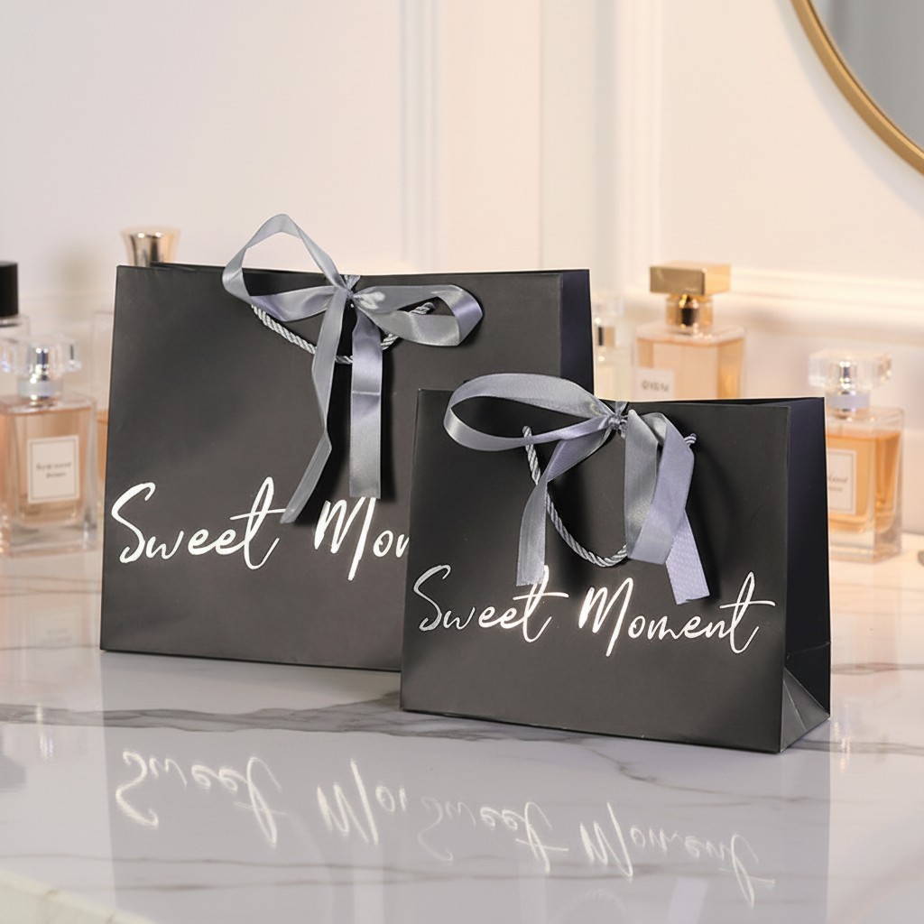 Premium QualityEco-Friendly Recycled Durable Coated Paper Bag for Crafts With Your Own Logo