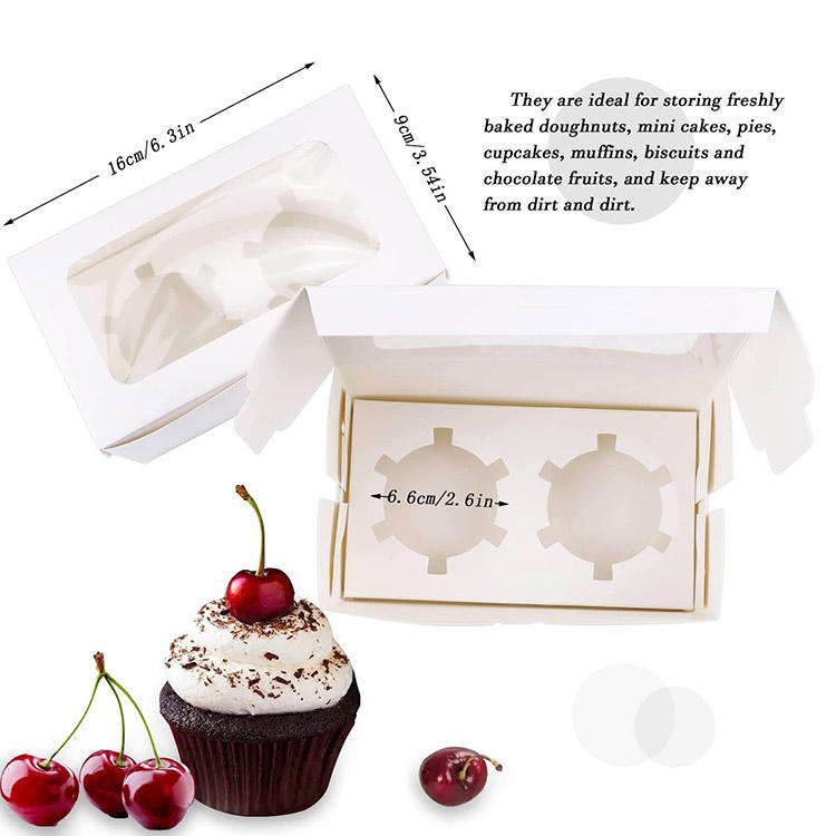 Custom Printed With Logo Reusable Food Package Luxury Recyclable Food Packaging Window