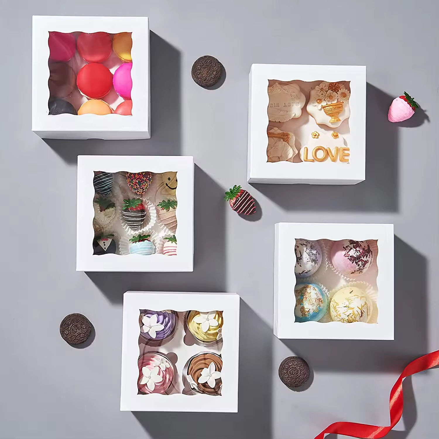 Custom Deluxe Premium Personalised Bento Cake Unique Food Packaging Boxes
