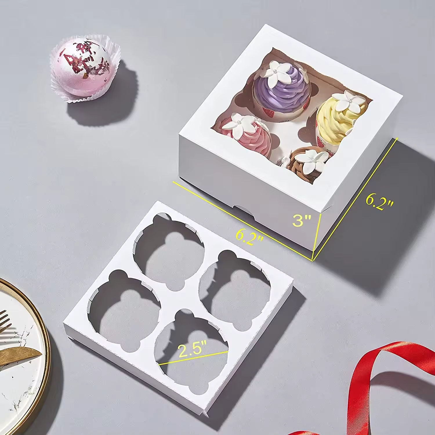 Custom Deluxe Premium Personalised Bento Cake Unique Food Packaging Boxes