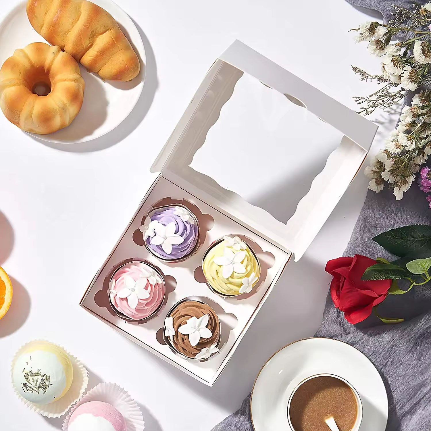 Custom Deluxe Premium Personalised Bento Cake Unique Food Packaging Boxes