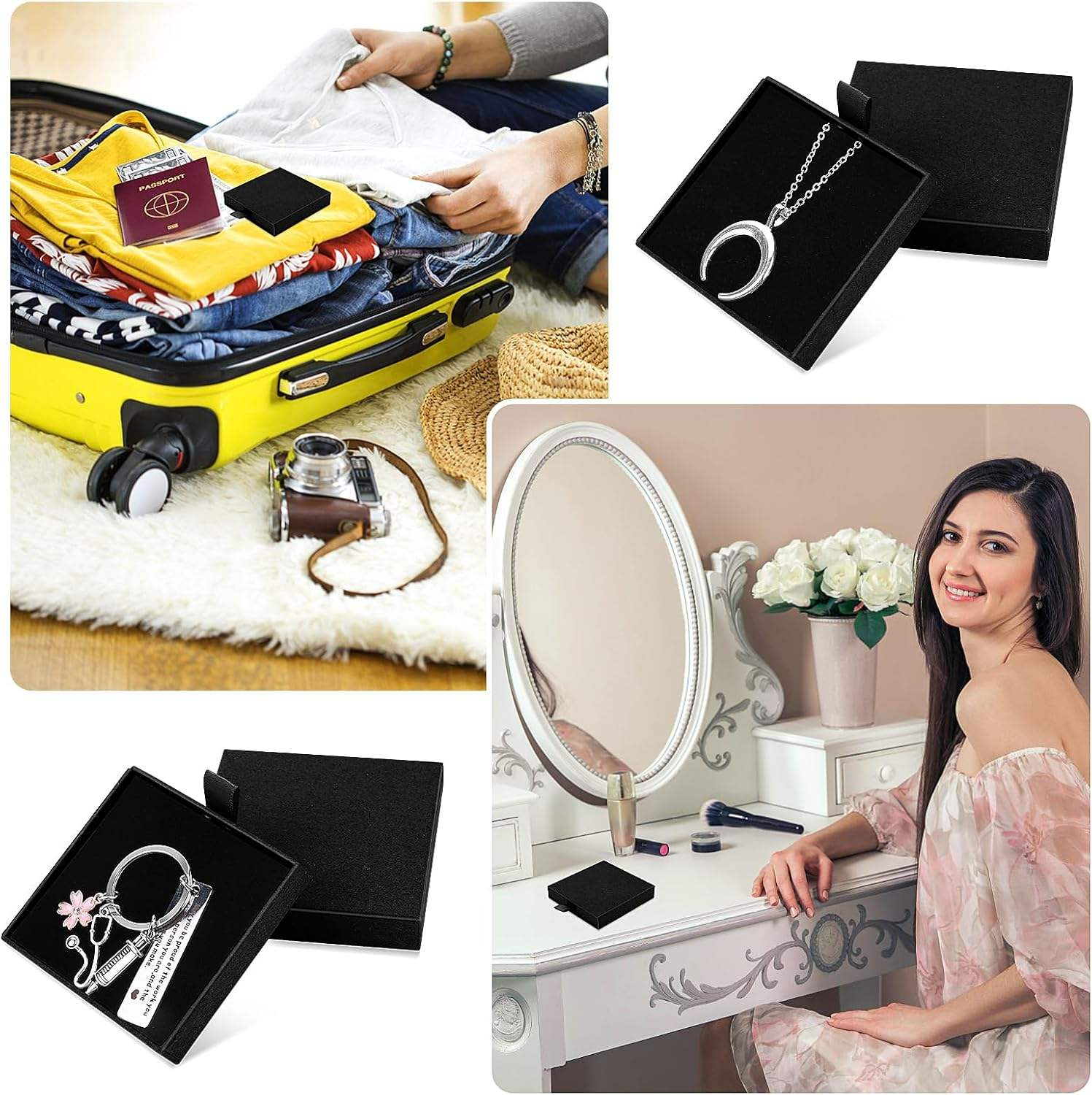 Handmade Rigid Art Paper Folding Boxes Matt Lamination for Cosmetics Magnet Cardboard Packaging for Socks Gift