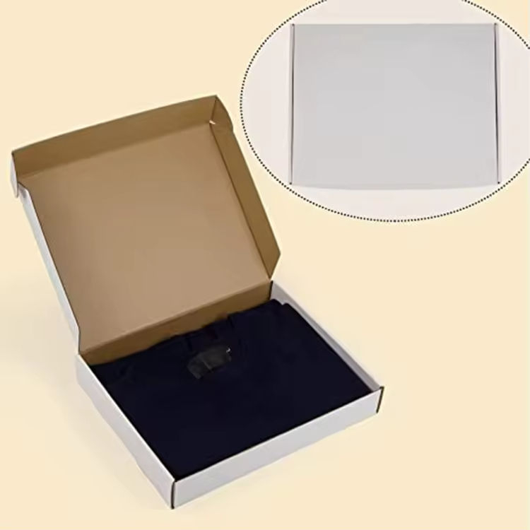 Certified Custom Printing Luxury Recyclable Corrugated Cardboard Folding Portable Paper Box
