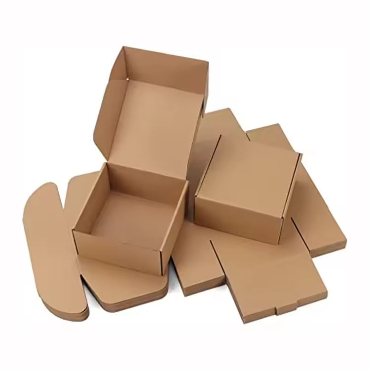 Hot Sale Attractive Custom Logo Shipping Gift Portable Biodegradable Folding Corrugated Paper Box
