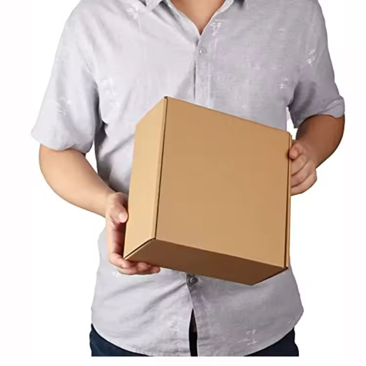 Hot Sale Attractive Custom Logo Shipping Gift Portable Biodegradable Folding Corrugated Paper Box