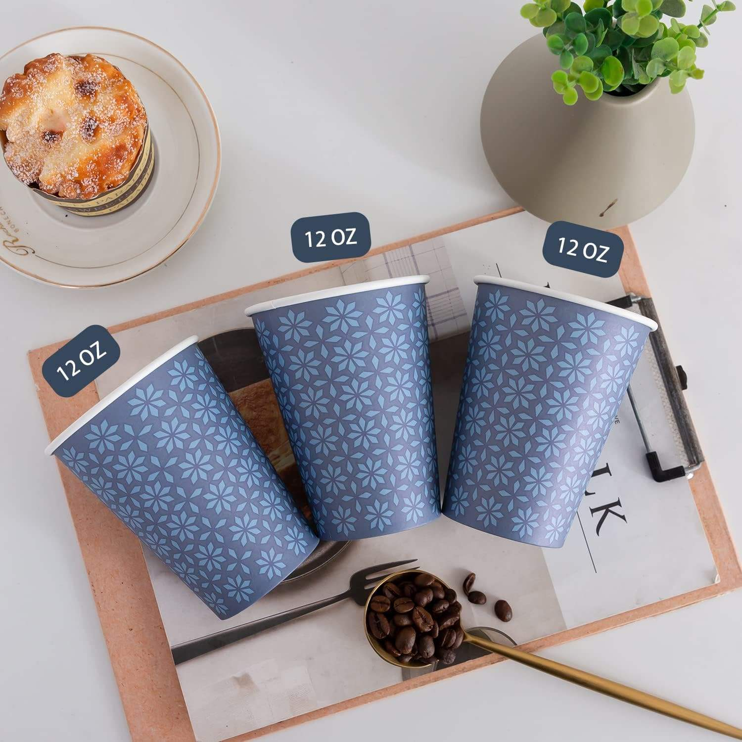 6oz 190gsm Disposable Single Wall Kraft Eco-Friendly with Lids for Paper Cup