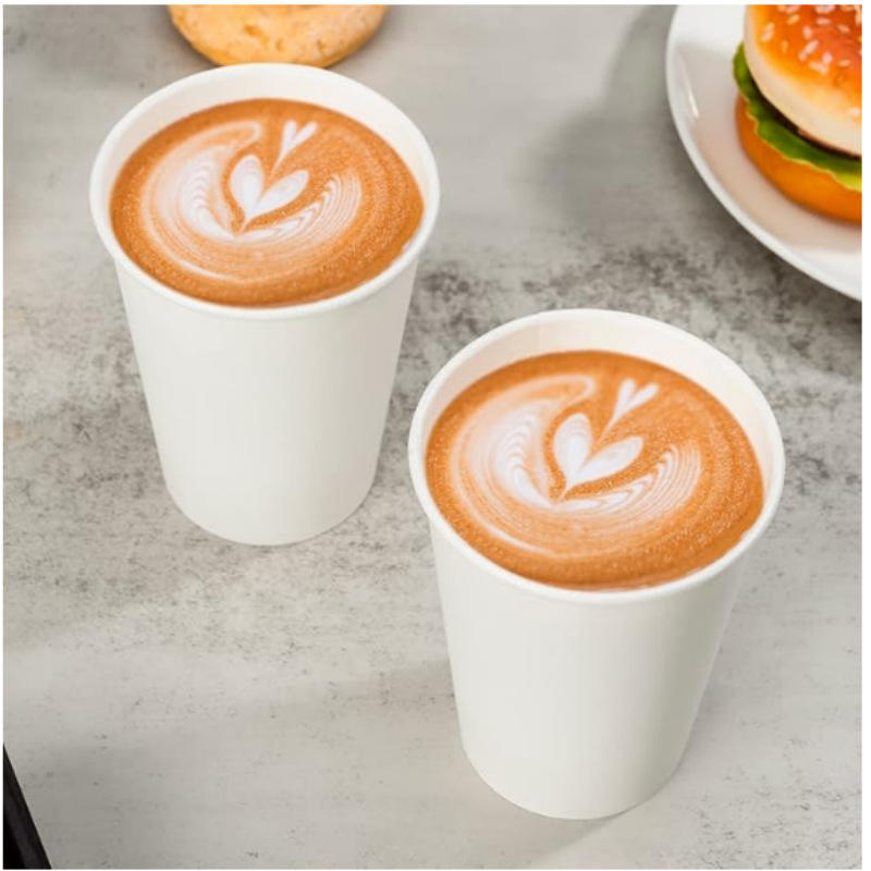 High Quality Double-Walled Waterproof Custom Made Paper Coffee Cup with Lid for Hotel Office Takeaway