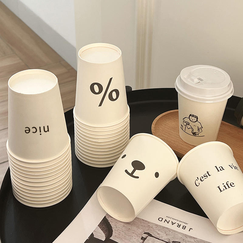 Premium Quality Multiple Sizes 12oz/14oz/16oz Double Wall Paper Cup Custom Printing for Hot Beverages Food