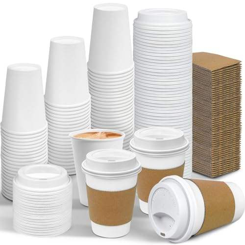 Insulated Anti-Scalding Cold Drink Takeaway Packaging Non-Toxic Custom Disposable Coffee Paper Cups