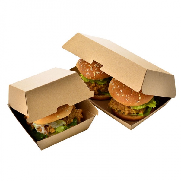 Disposable French Fries Burger Fries Chicken Food Packaging Box Kraft Paper Food Packaging Corrugated Burger Box