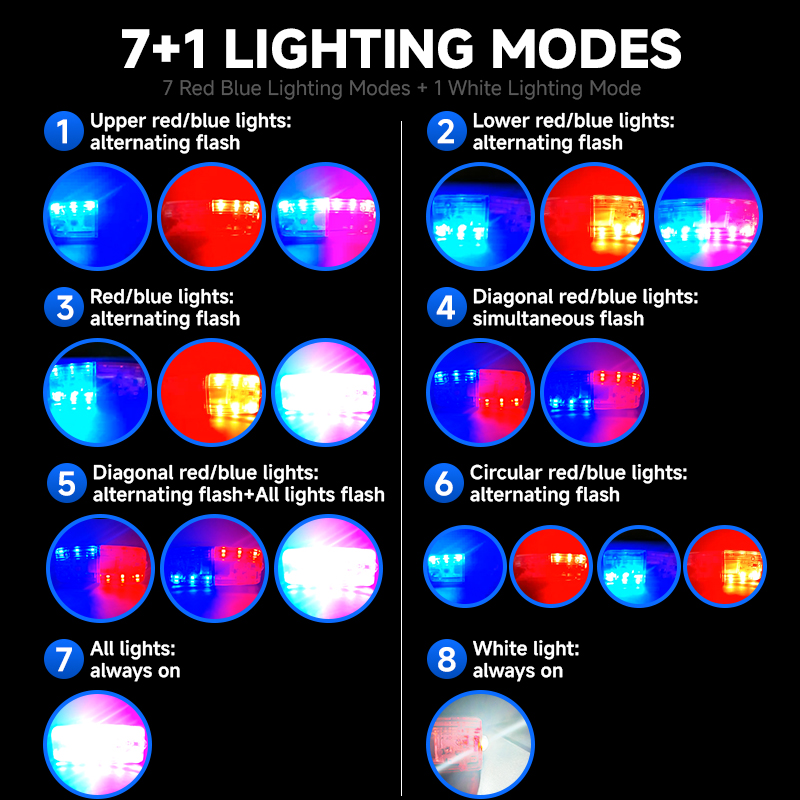 Red&Blue Flashing Lights