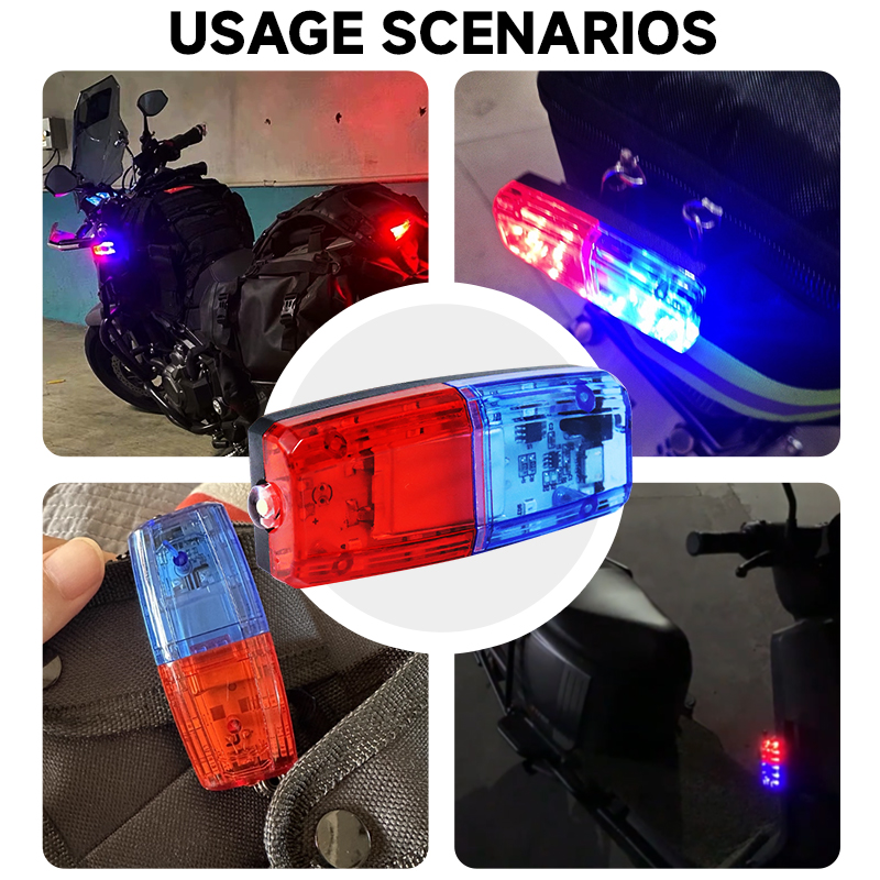 Red&Blue Flashing Lights