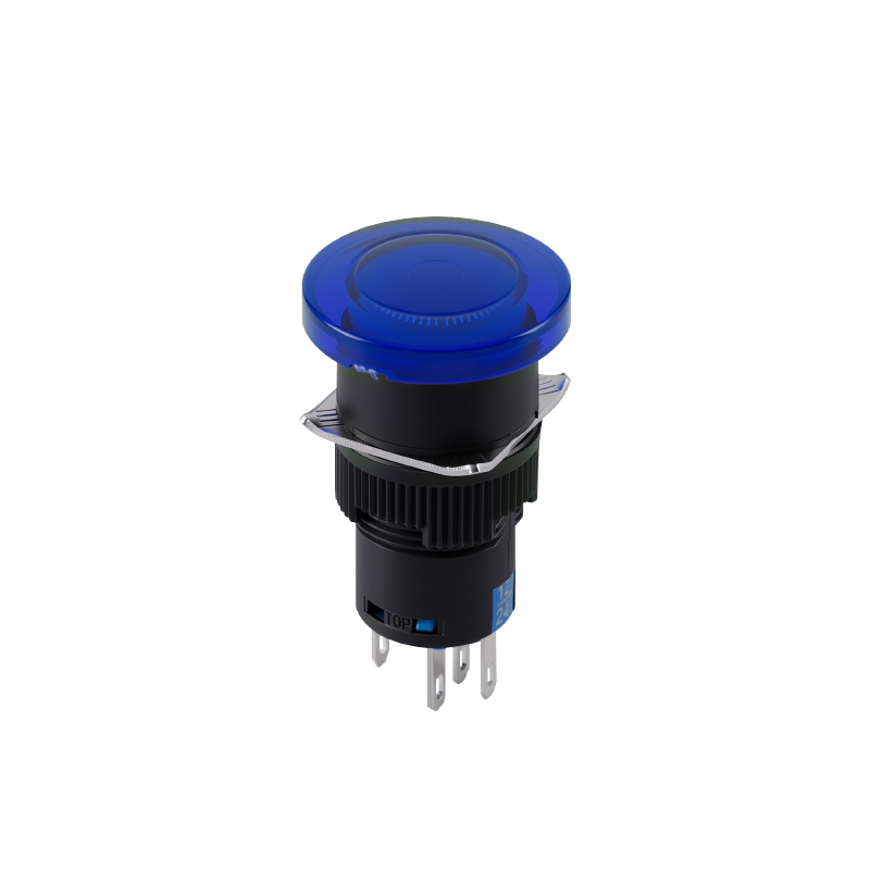 LA16M mushroom head push button switch