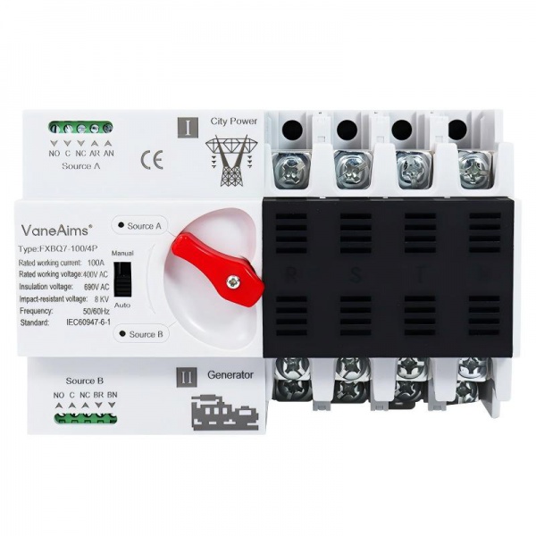 380V Dual Power Automatic Transfer Switch