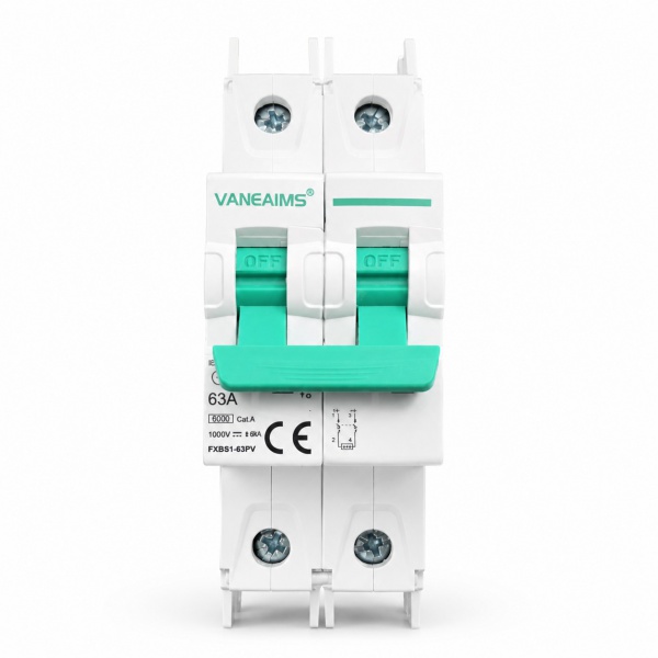 FXBS1-63PV/2P DC Circuit Breaker DC1000V