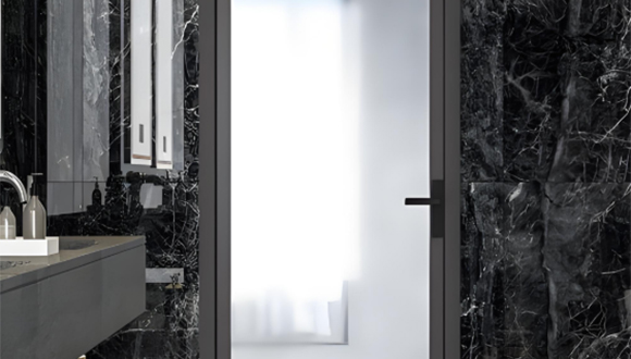 Serie de puertas planas