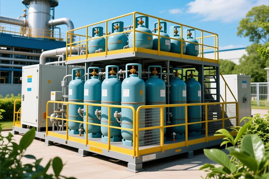 Gas Cylinder Skid