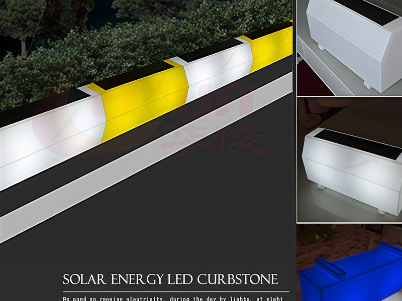 LED roadbed stone