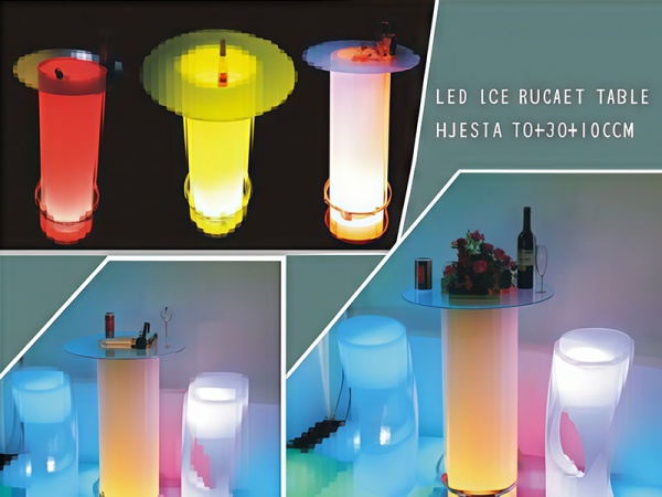 LED wine cooler