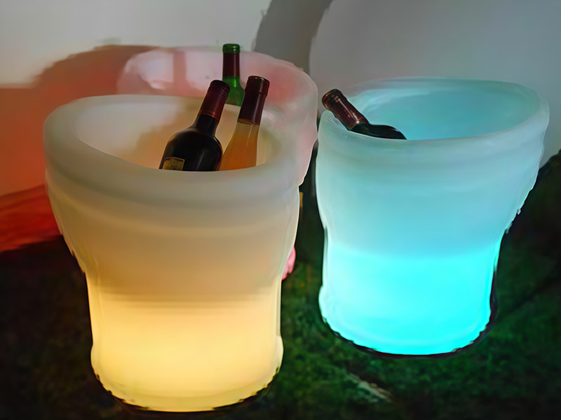 LED wine cooler
