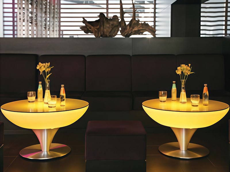 LED dining table