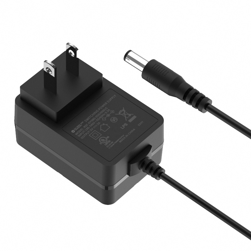 润盛丰12v1a电源适配器 插墙式12w开关电源光猫路由器适配器美规
