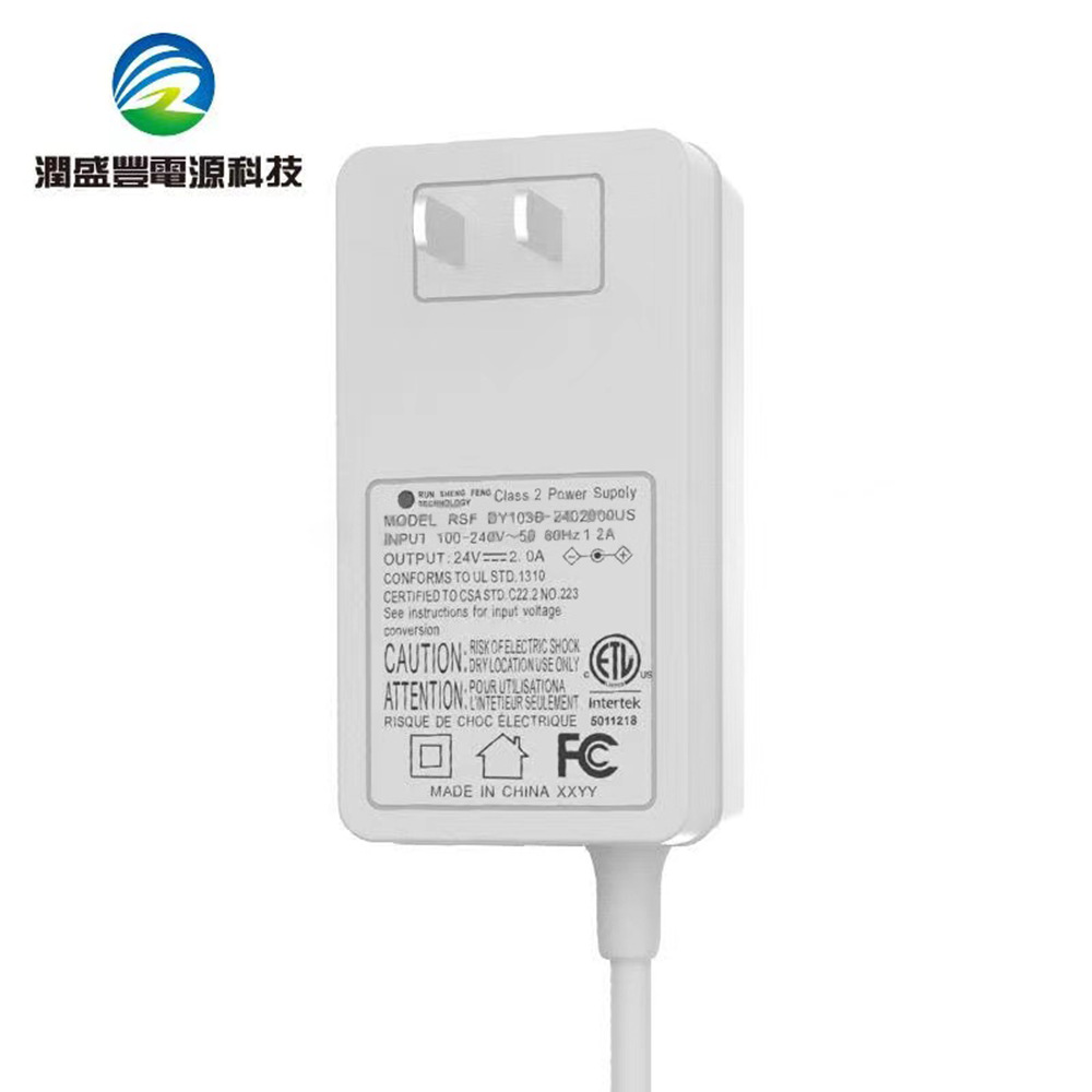 厂家供应中规24V2A 12V4A 电源适配器 插墙式各国认证