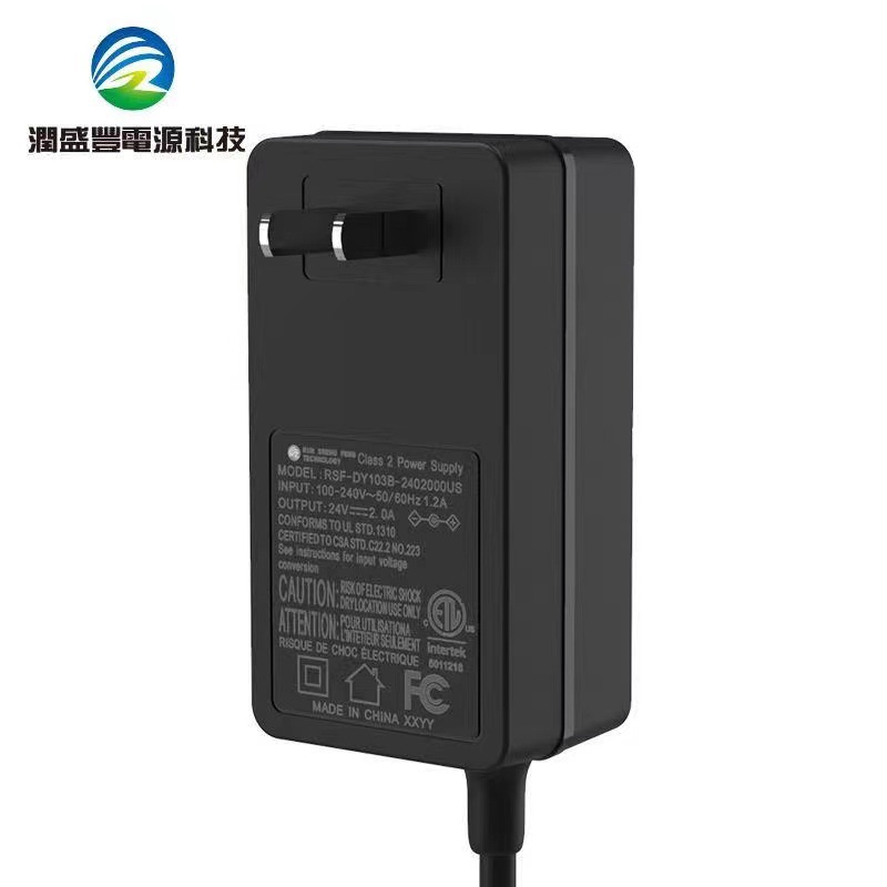 厂家供应中规24V2A 12V4A 电源适配器 插墙式各国认证