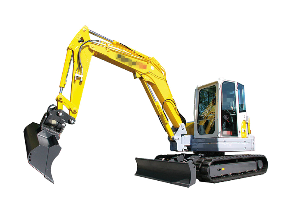Quick change of excavator's tilt mechanism