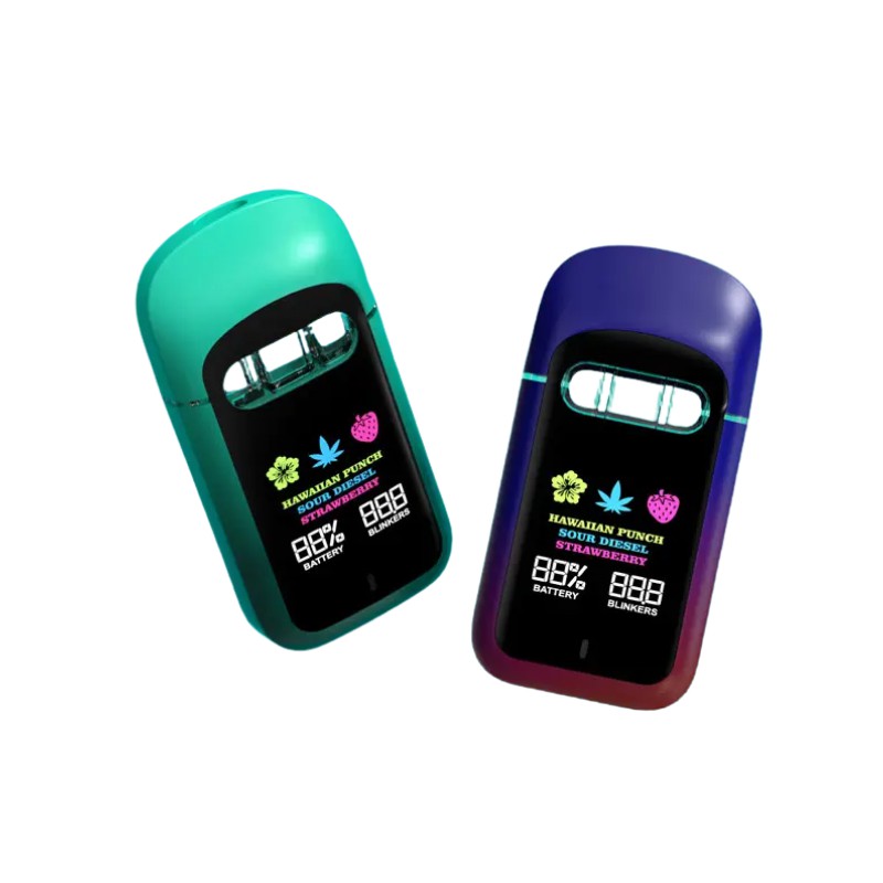 SD020--Three Flavors Postless All-In-One Disposable Vape with LCD Smart Screen