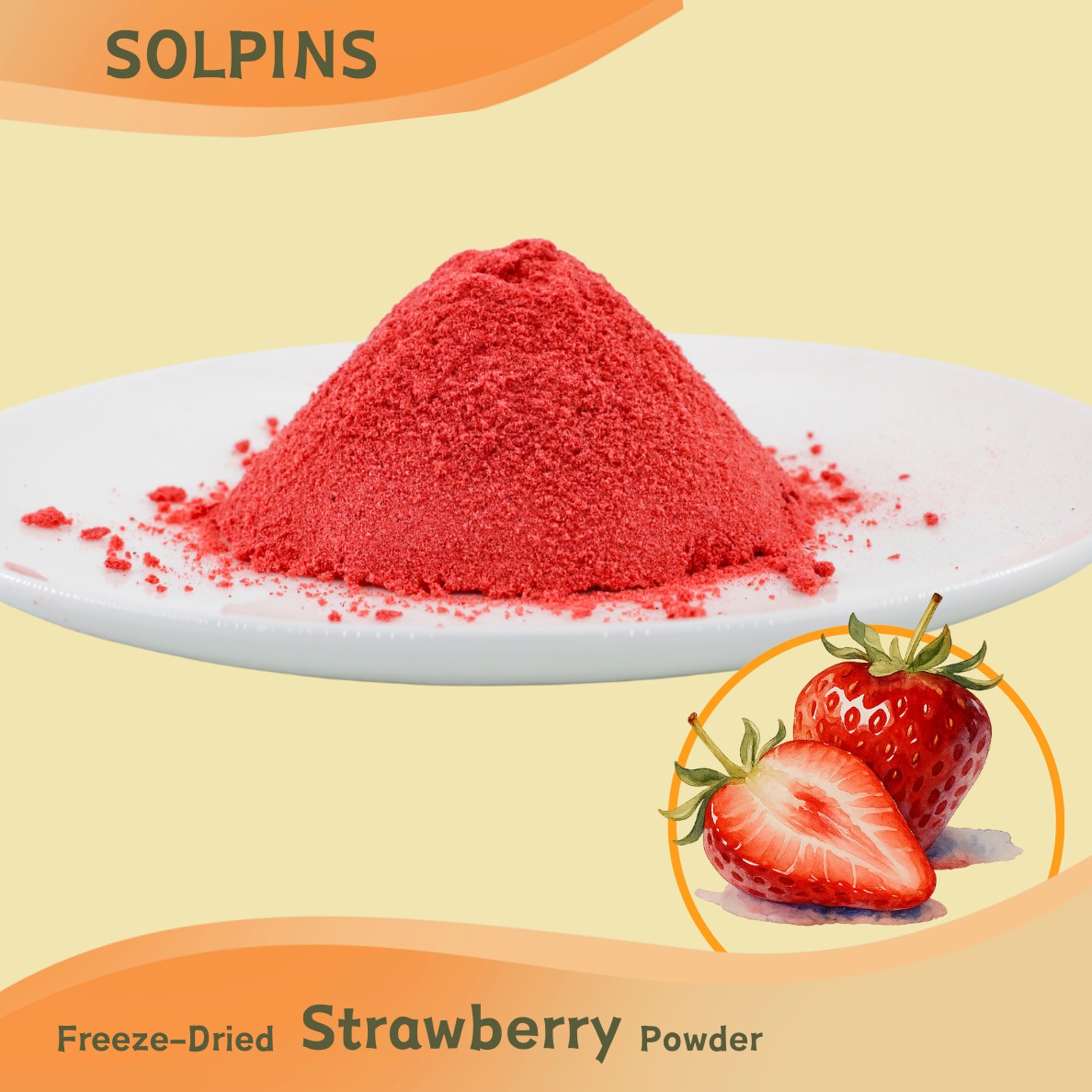 Freeze-Dried Strawberry Powder