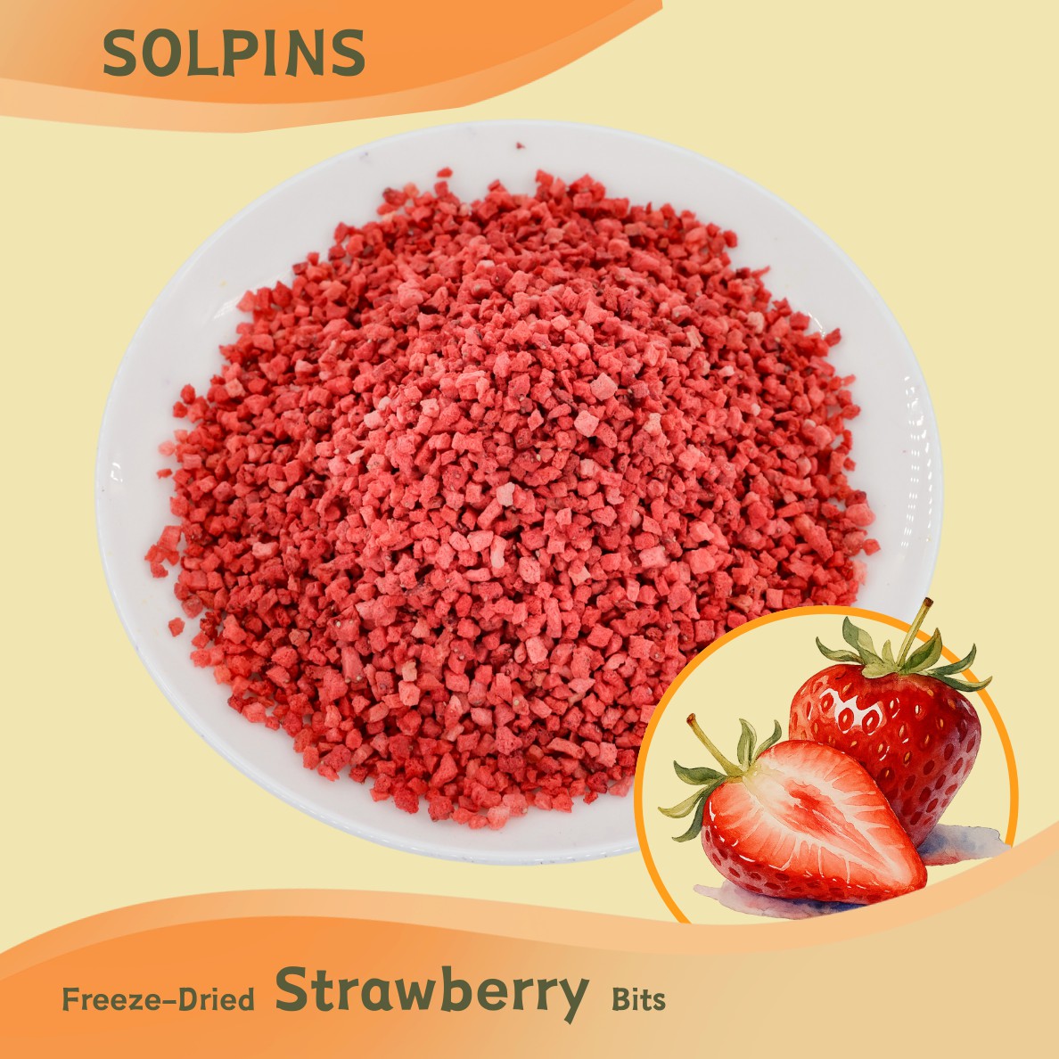 Freeze-Dried Strawberry Bits