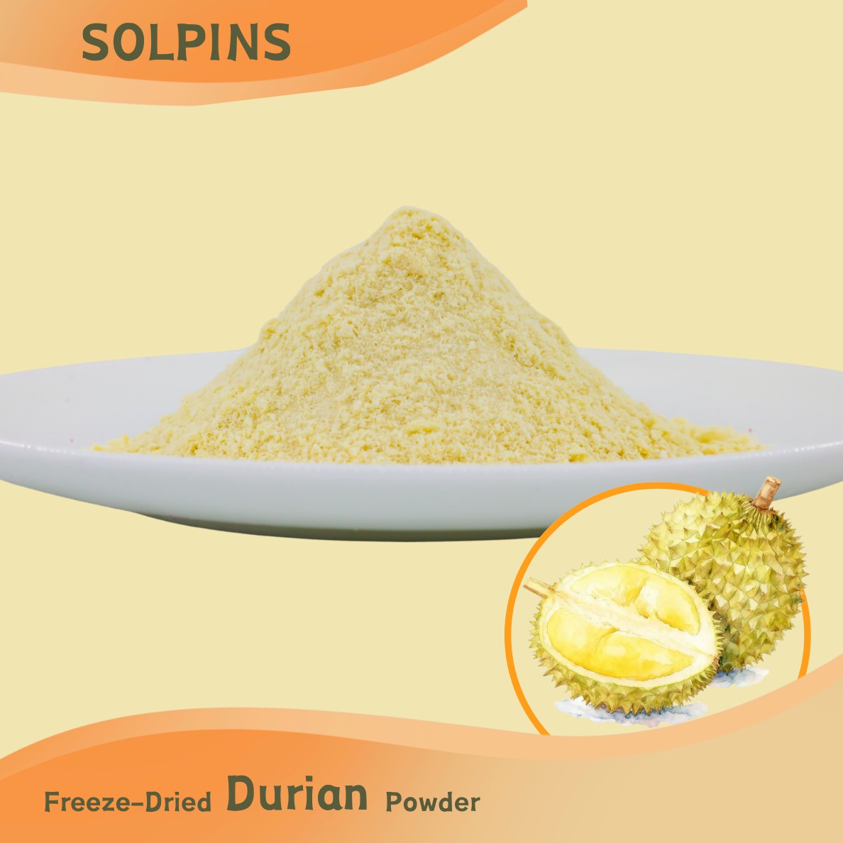 Freeze-Dried Durian Powder