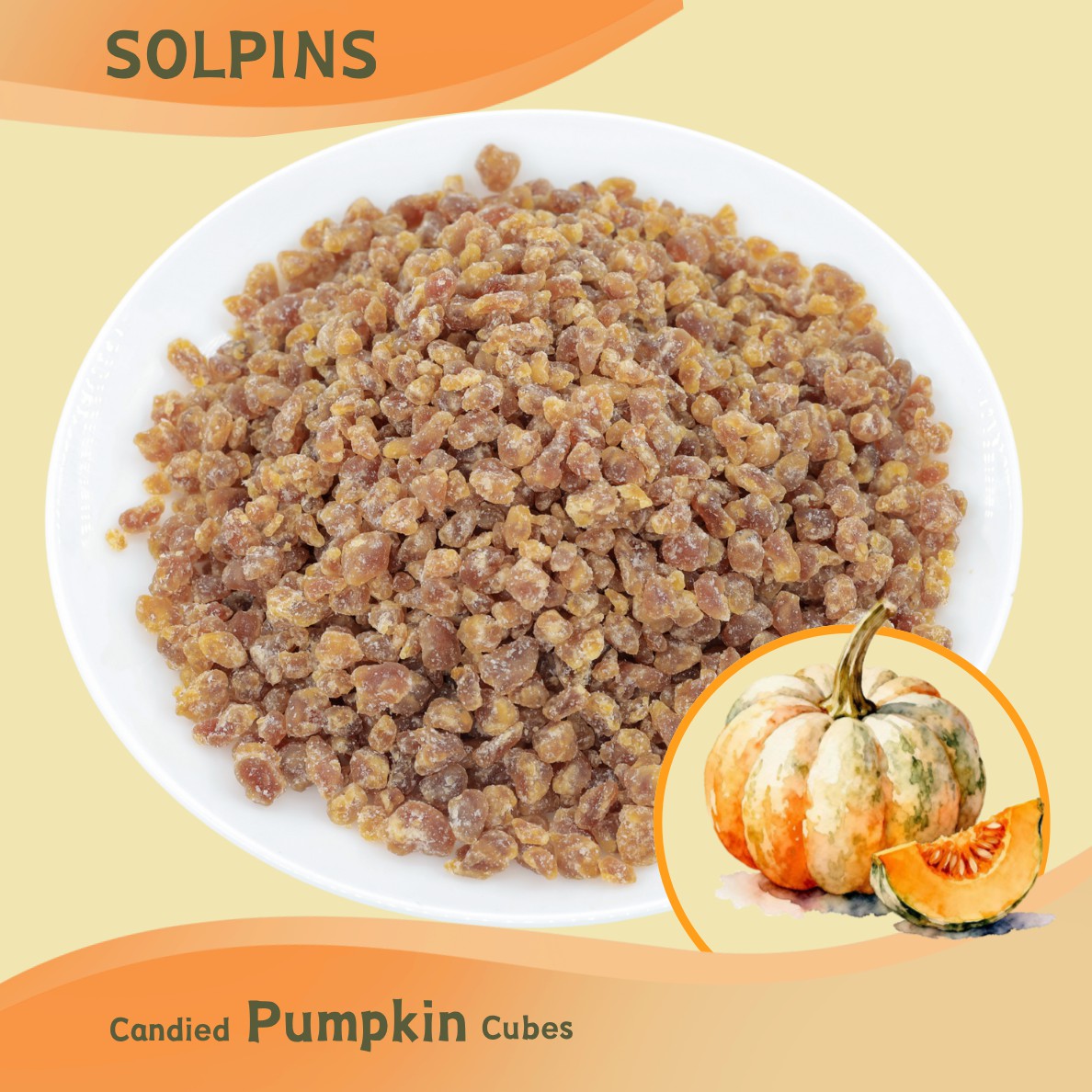 Candied Pumpkin Cubes