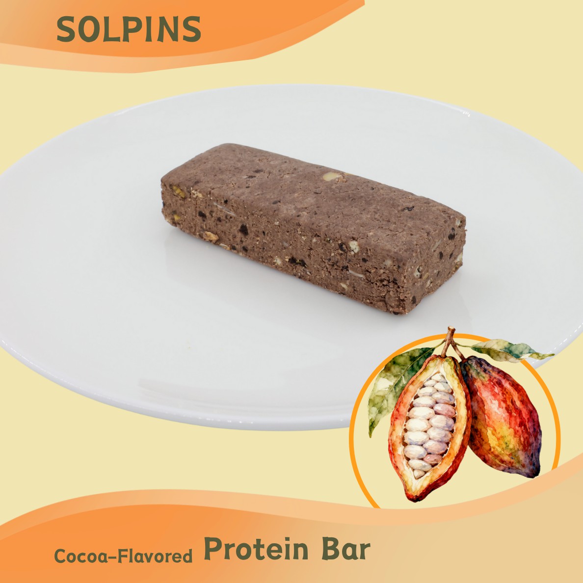 Cocoa-Flavored Protein Bar