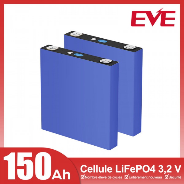 Cellules LiFePO4 EVE LF150 150Ah 3,2V