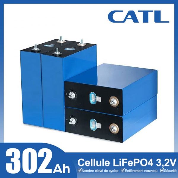 Cellule LiFePO4 CATL 3,2 V 302 Ah