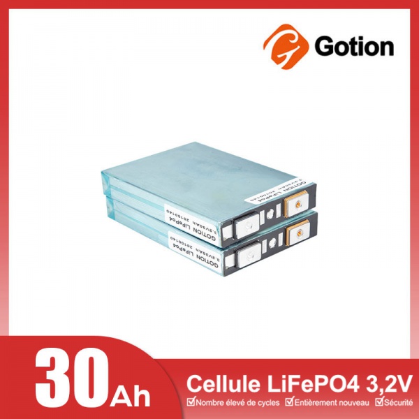 Cellule batterie LiFePO4 Gotion 3,2 V 30 Ah