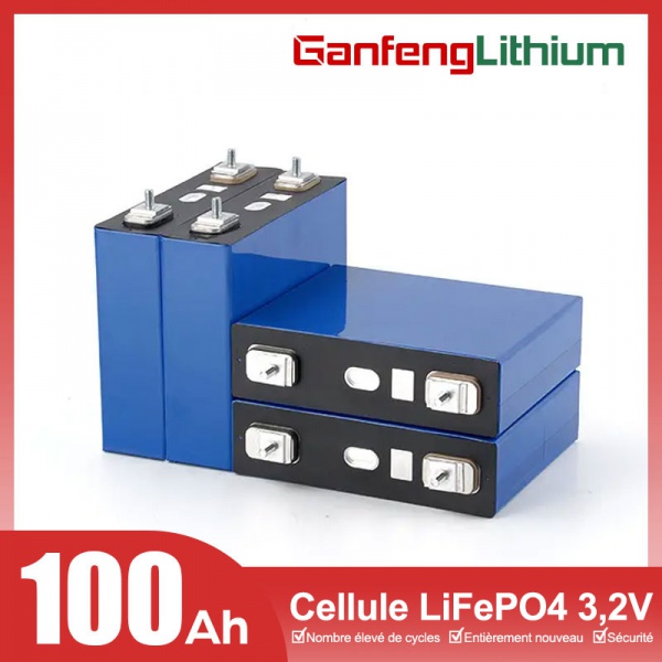 Cellule prismatique LiFePO4 Ganfeng Lithium 3,2 V 100 Ah