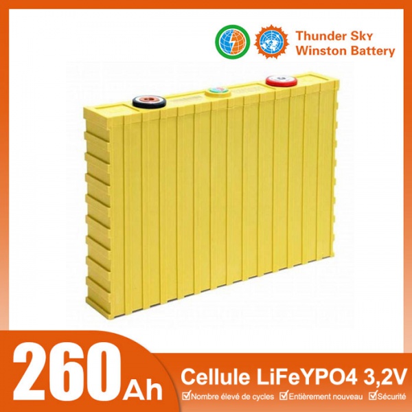 Cellule Winston LiFeYPO4 TSWB-LYP260AHA 3,2 V 260 Ah